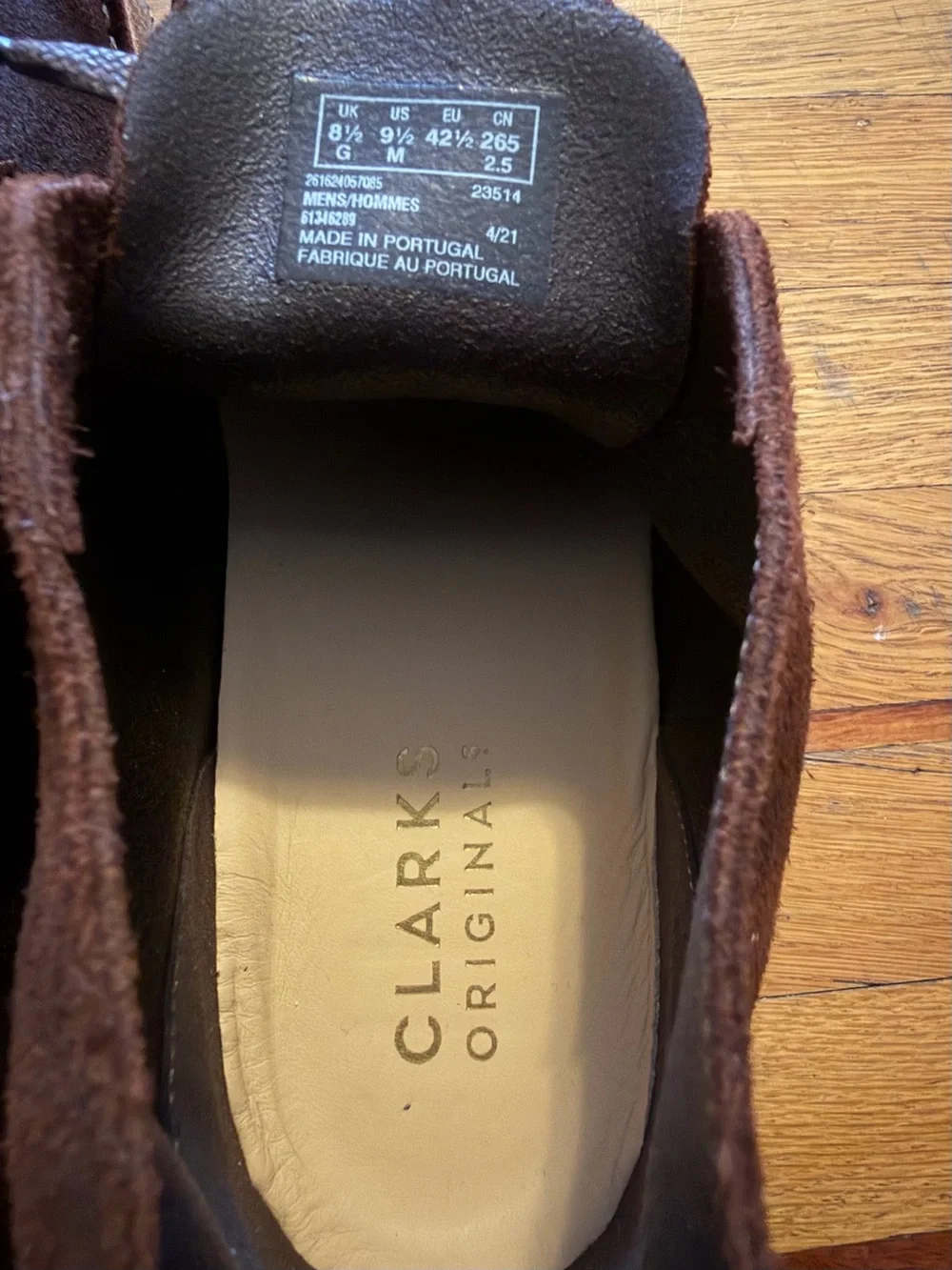 Clarks Brown Suede Desert Boots - Lace-Up Chukka